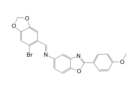 5-benzoxazolamine, N-[(E)-(6-bromo-1,3-benzodioxol-5-yl)methylidene]-2-(4-methoxyphenyl)-
