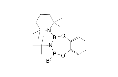 2-BROMO-3-TERT.-BUTYL-3,4-DIHYDRO-4-(2,2,6,6-TETRAMETHYLPIPERIDINO)-2H-1,5,3,2,4-BENZODIOXAZAPHOSPHABOREPIN