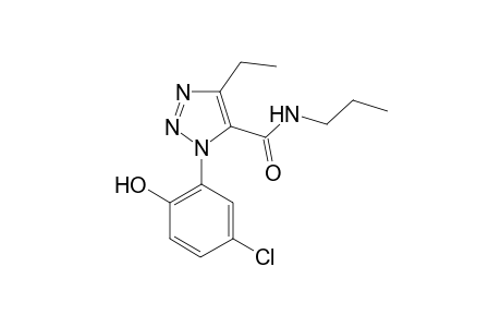 1-(5-Chloro-2-hydroxyphenyl)-4-ethyl-N-propyl-1H-1,2,3-trizole-5-carboxamide