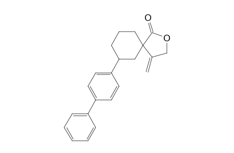 4-methylene-7-(4-phenylphenyl)-2-oxaspiro[4.5]decan-1-one
