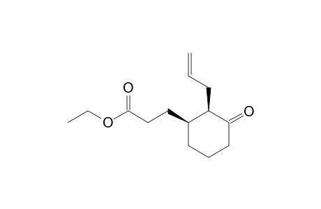 cis-Ethyl 3-[2-Allyl-3-oxocyclohexyl]propanoate