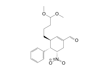 (3S,4S,5S)-3-(4,4-Dimethoxybutyl)-5-nitro-4-phenylcyclohex-1-enecarbaldehyde