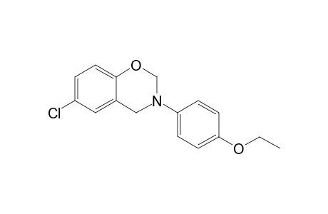 2H-Benzo[e][1,3]oxazine, 6-chloro-3-(4-ethoxyphenyl)-3,4-dihydro-