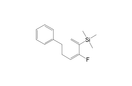 [(E)-3-FLUORO-6-PHENYLHEXA-1,3-DIEN-2-YL]-TRIMETHYLSILANE