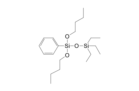 1,1-Dibutoxy-3,3,3-triethyl-1-phenyldisiloxane