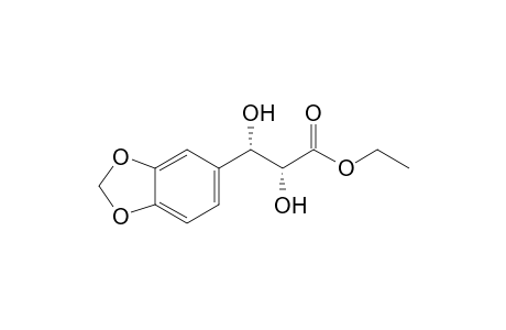 (2R,3S)-3-(1,3-benzodioxol-5-yl)-2,3-dihydroxy-propionic acid ethyl ester