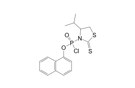 1-NAPHTHYL-[(S)-4-ISOPROPYLTHIAZOLIDINE-2-THIONE]-PHOSPHOROCHLORIDATE;MAJOR_DIASTEREOMER