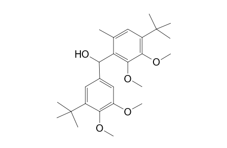 (rac)-4,5'-Di-t-butyl-6-methyl-2,3,3',4'-tetramethoxydiphenylmethanol