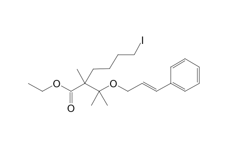 Ethyl 2-(4-Iodobutyl)-4-oxa-7-phenyl-2,3,3-trimethyl-6(Z)-heptenoate