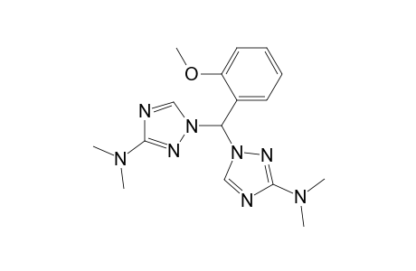 1-[[3-(dimethylamino)-1,2,4-triazol-1-yl]-(2-methoxyphenyl)methyl]-N,N-dimethyl-1,2,4-triazol-3-amine