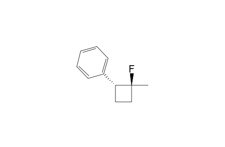 1-Fluoro-1-methyl-t-2-phenylcyclobutane