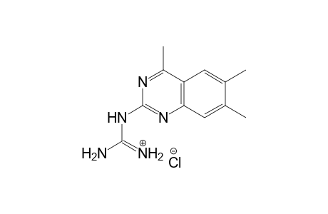 Guanidine, (4,6,7-trimethyl-2-quinazolinyl)-, hydrochloride