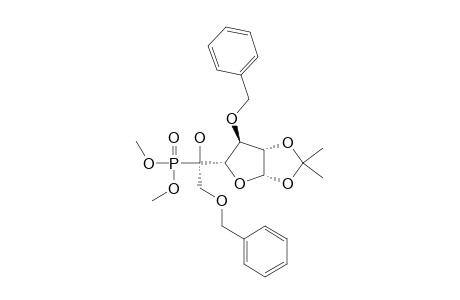 (5R)-3,6-DI-O-BENZYL-5-DEOXY-5-DIMETHOXYPHOSPHINYL-1,2-O-ISOPROPYLIDENE-BETA-L-ARABINOHEXOFURANOSE