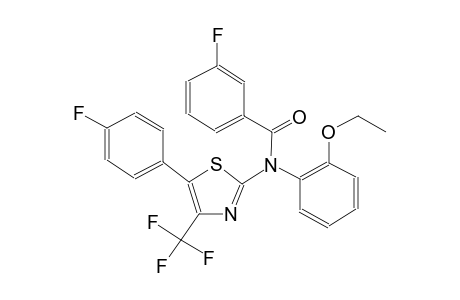 benzamide, N-(2-ethoxyphenyl)-3-fluoro-N-[5-(4-fluorophenyl)-4-(trifluoromethyl)-2-thiazolyl]-