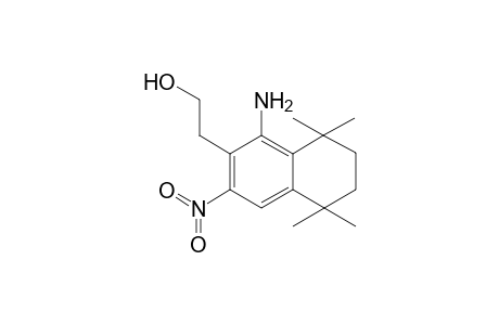 5-Amino-,2,3,4-Tetrahydro-6-(2-hydroxyethyl)-1,1,4,4-tetramethyl-7-nitronaphthalene