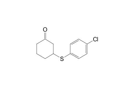 3-(4-chlorophenyl)sulfanylcyclohexanone