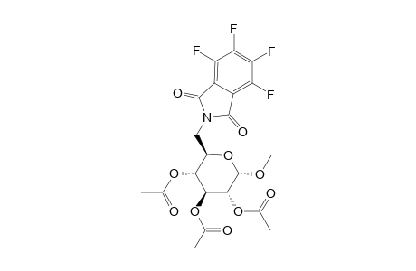STA-35;1-O-METHYL-2,3,4-TRI-ACETYL-6-TETRAFLUORO-PHTHALIMIDO-6-DEOXY-ALPHA-D-GLUCOPYRANOSIDE