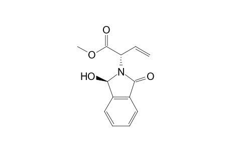 Methyl (1'R*,2S*)-2-(2',3'-dihydro-1'-hydroxy-3'-oxo-1'H-isoindol-2'-yl)-3-butenoate