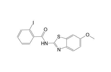 2-iodo-N-(6-methoxy-1,3-benzothiazol-2-yl)benzamide