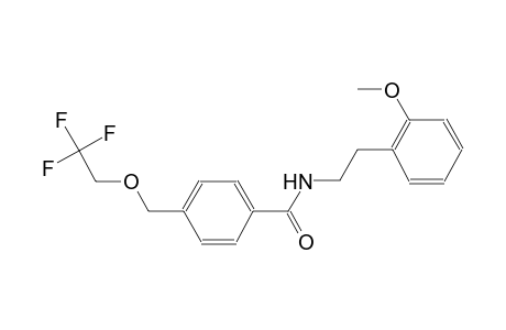 N-[2-(2-methoxyphenyl)ethyl]-4-[(2,2,2-trifluoroethoxy)methyl]benzamide