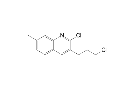 2-Chloranyl-3-(3-chloranylpropyl)-7-methyl-quinoline