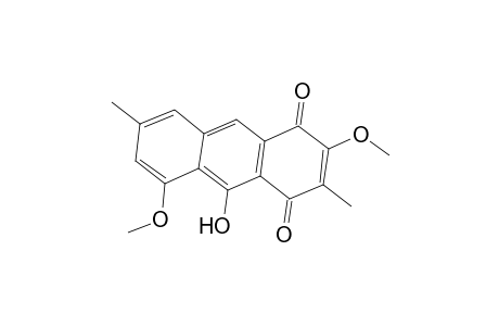 10-Hydroxy-2,5-dimethoxy-3,7-dimethyl-1,4-anthracenedione