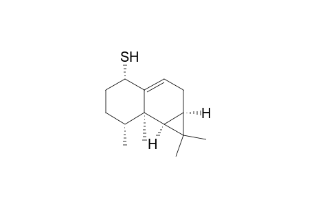 [1aR-(1a.alpha.,4.alpha.,7.alpha.,7a.alpha.,7b.alpha.)]-1a,2,4,5,6,7,7a,7b-octahydro-1,1,7,7a-tetramethyl-1H-cyclopropa[a]naphthalene-4-thiol