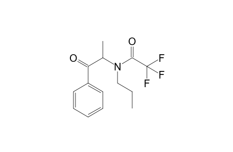 1-Phenyl-2-propylaminopropan-1-one TFA