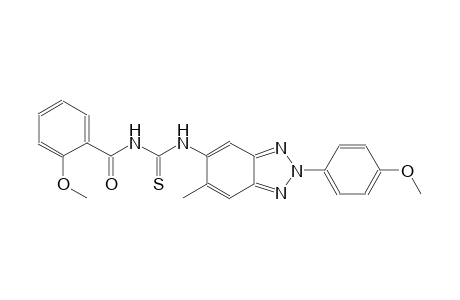 N-(2-methoxybenzoyl)-N'-[2-(4-methoxyphenyl)-6-methyl-2H-1,2,3-benzotriazol-5-yl]thiourea