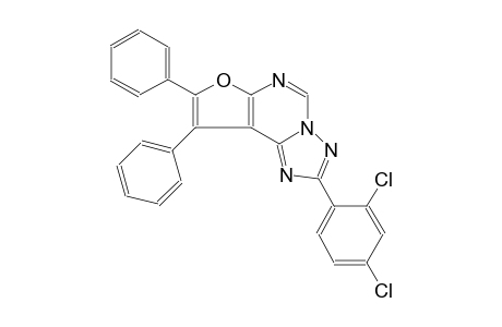 2-(2,4-dichlorophenyl)-8,9-diphenylfuro[3,2-e][1,2,4]triazolo[1,5-c]pyrimidine