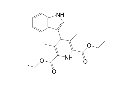 Diethyl 4-(3'-indolyl)-2,6-dimethyl-1,4-dihydropyridine-2,6-dicarboxylate