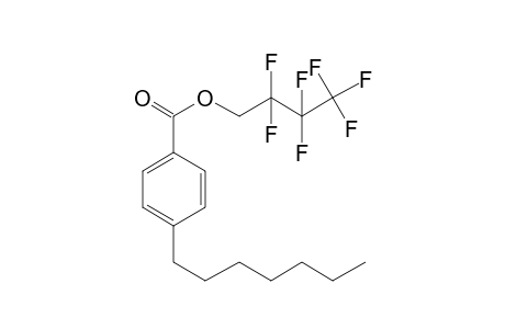 4-Heptylbenzoic acid, 2,2,3,3,4,4,4-heptafluorobutyl ester