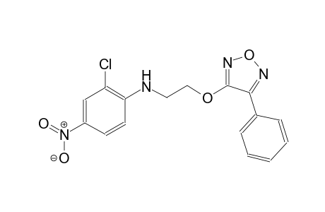 benzenamine, 2-chloro-4-nitro-N-[2-[(4-phenyl-1,2,5-oxadiazol-3-yl)oxy]ethyl]-