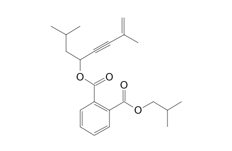 Phthalic acid, 2,7-dimethyloct-7-en-5-yn-4-yl isobutyl ester