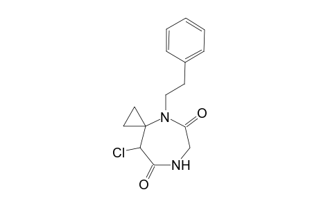 6'-Chlorohexahydro-4'-(2'-phenylethyl)-spiro[cyclopropane-1,5'-[1H]-[1,4]-diazepine-3',7'-dione