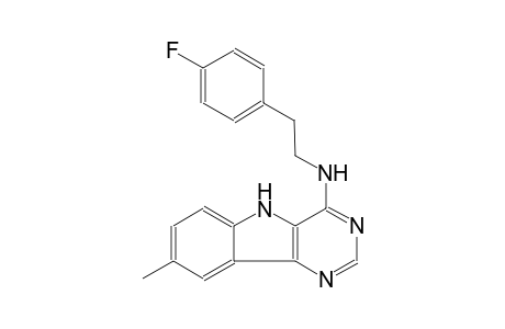 N-[2-(4-fluorophenyl)ethyl]-8-methyl-5H-pyrimido[5,4-b]indol-4-amine
