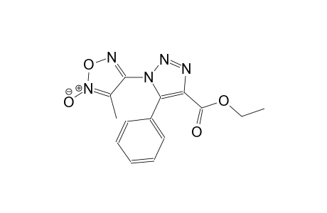 1H-1,2,3-triazole-4-carboxylic acid, 1-(4-methyl-5-oxido-1,2,5-oxadiazol-3-yl)-5-phenyl-, ethyl ester