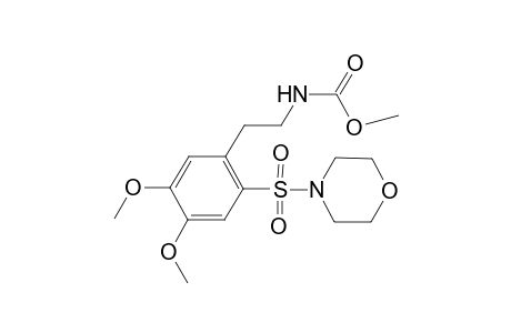 Carbamic acid, [2-[4,5-dimethoxy-2-(4-morpholinylsulfonyl)phenyl]ethyl]-, methyl ester