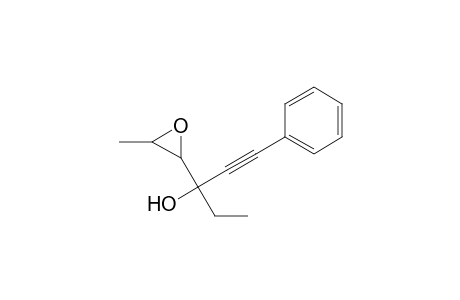 3-(3-Methyl-2-oxiranyl)-1-phenyl-1-pentyn-3-ol