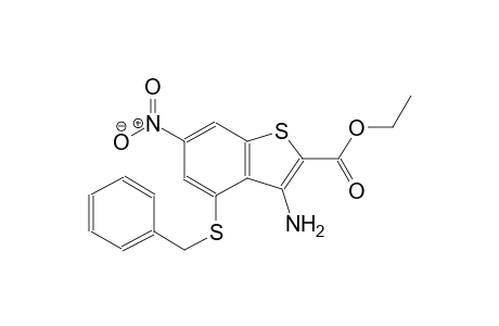 ethyl 3-amino-4-(benzylsulfanyl)-6-nitro-1-benzothiophene-2-carboxylate