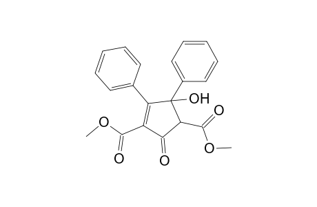 5-Hydroxy-2-keto-4,5-diphenyl-cyclopent-3-ene-1,3-dicarboxylic acid dimethyl ester