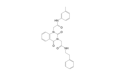1,3-quinazolinediacetamide, 1,2,3,4-tetrahydro-N~1~-(3-methylphenyl)-2,4-dioxo-N~3~-(2-phenylethyl)-