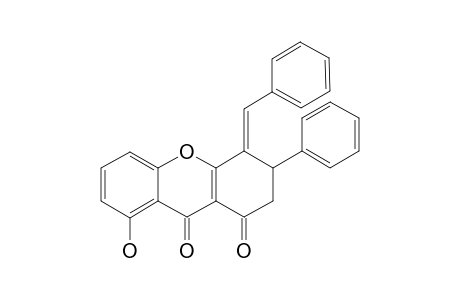 (E)-3-PHENYL-4-BENZYLIDENE-8-HYDROXY-3,4-DIHYDRO-1H-XANTHENE-1,9(2H)-DIONE