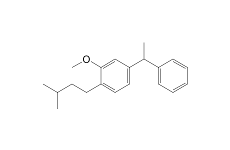 1-(3-Methylbutyl)-2-methoxy-4-(1-phenylethyl)benzene