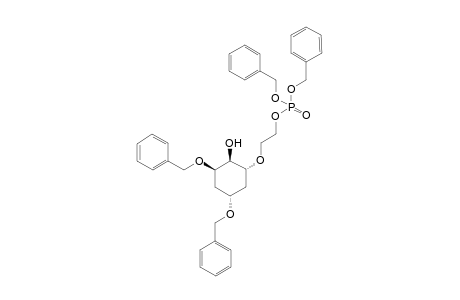 2-[(1R,2R,3R,5R)-2-oxidanyl-3,5-bis(phenylmethoxy)cyclohexyl]oxyethyl bis(phenylmethyl) phosphate