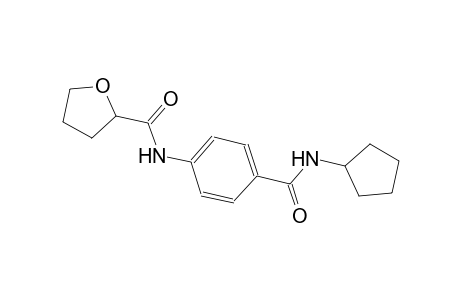 2-furancarboxamide, N-[4-[(cyclopentylamino)carbonyl]phenyl]tetrahydro-