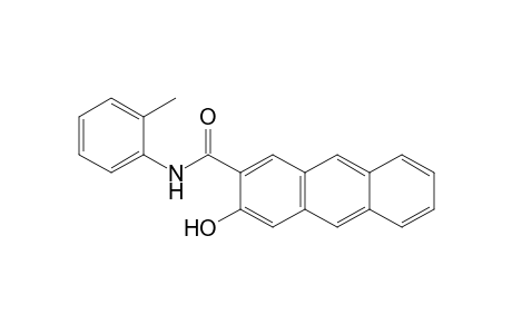 2-Anthracenecarboxamide, 3-hydroxy-N-(2-methylphenyl)-