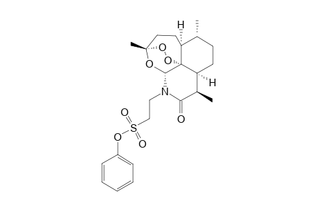 11-N-[1-(2-PHENOXYSULFONYL-ETHYL)]-AZA-ARTEMISININ