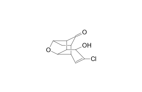 4,2,8-Ethanylylidene-2H-1-benzopyran-10-one, 6-chloro-3,4,4a,7,8,8a-hexahydro-7-hydroxy-, (2.alpha.,4.alpha.,4a.beta.,7.beta.,8.alpha.,8a.beta.,9R*)-