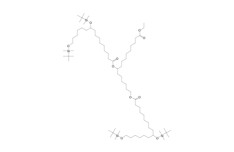 16-ETHOXY-16-OXOHEXADECANE-1,7-DIYL-BIS-(10',16'-TERT.-BUTYLDIMETHYLSILYLOXY)-HEXADECANOATE